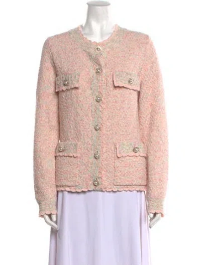 Pre-owned Manoush Crew Neck Sweater In Pink