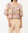 Manoush Hindie Floral Blouse In Multicolor In Multi
