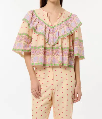 Manoush Hindie Floral Blouse In Multicolor
