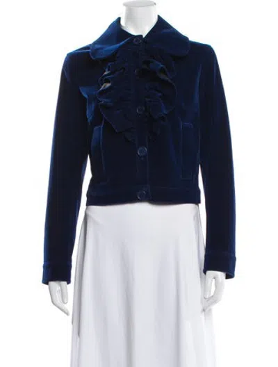 Pre-owned Manoush Jacket In Blue