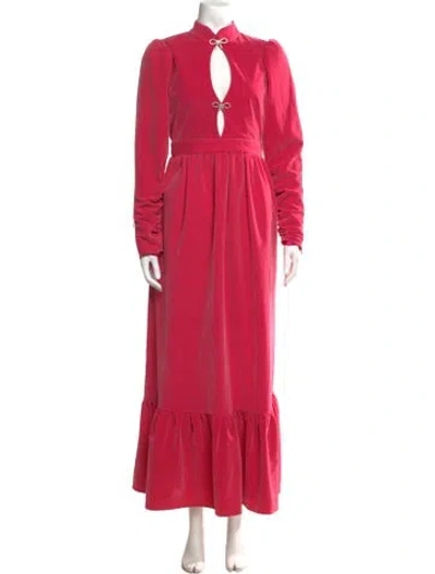 Pre-owned Manoush Long Dress W/ Tags In Pink