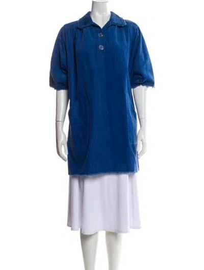 Pre-owned Manoush Mini Dress In Blue