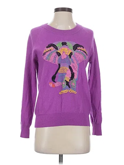Pre-owned Manoush Pullover Sweater In Purple