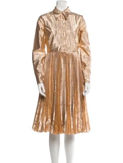 Pre-owned Manoush Striped Midi Length Dress