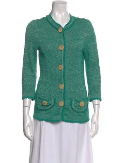 Pre-owned Manoush Sweater In Green