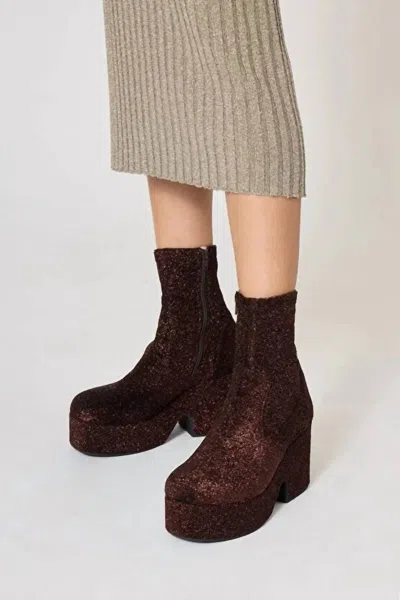 Manoush Women's Bratz Platform Boots In Brown