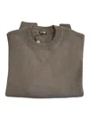 Manrico Cashmere Crewneck Sweater In Brown