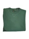 Manrico Cashmere Crewneck Sweater In Green
