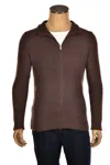 Manrico Cashmere Mock Neck Reversible Zip-up Sweater In Multi