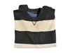 Manrico Cashmere Striped Crewneck Sweater In Black