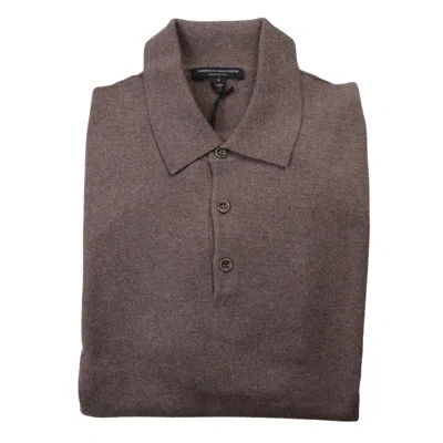 Manrico Long Sleeve Cashmere Polo In Multi