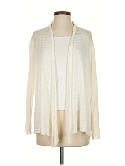 Pre-owned Mansted Cardigan Sweater In White