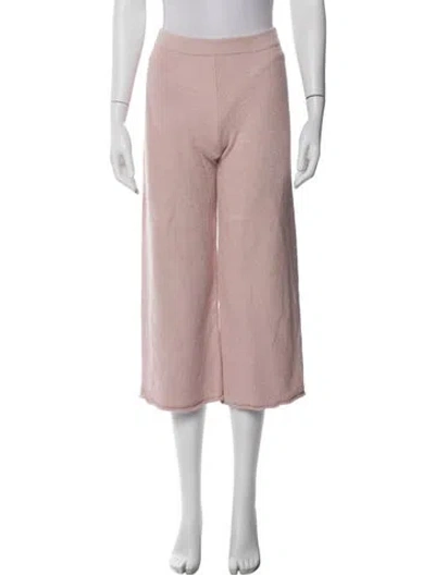 Pre-owned Mansur Gavriel Alpaca Sweatpants In Pink