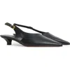 Mansur Gavriel Anna Slingback Pump In Black