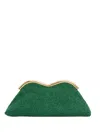 Mansur Gavriel Baci Clutch Bag In Green