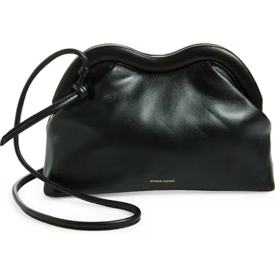 Mansur Gavriel Baci Frame Shoulder Bag In Black/flamma