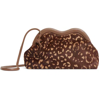 Mansur Gavriel Baci Genuine Calf Hair Frame Shoulder Bag In Bambi/desert