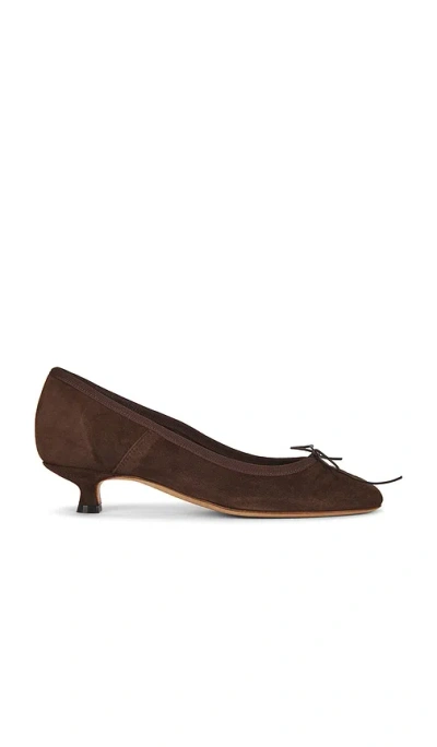 Mansur Gavriel Ballerina Heel In Brown