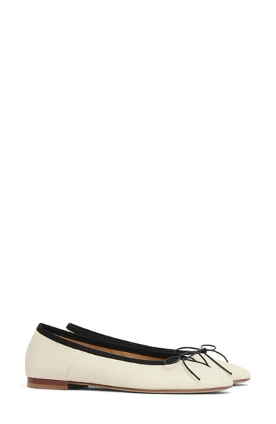 Mansur Gavriel Ballet Flat In Neutral