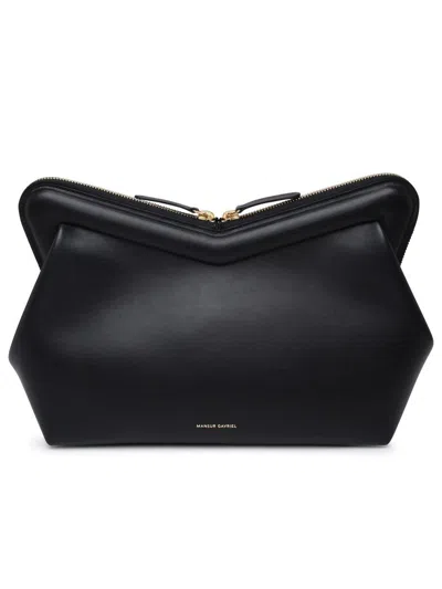 MANSUR GAVRIEL MANSUR GAVRIEL BLACK LEATHER 'FRAME' BAG