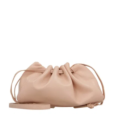 Mansur Gavriel Bloom Drawstring Mini Clutch Bag In Nude