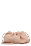 Mansur Gavriel Bloom Leather Mini Bag In Pale Pink