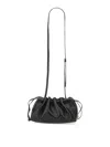Mansur Gavriel Mini Bloom Bag With Soft Gathered Design And Drawstring Closure In Black