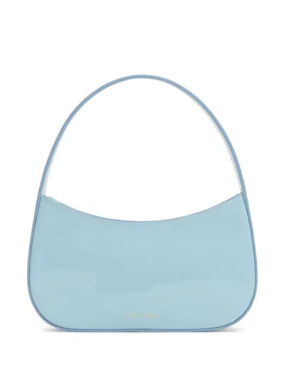 Mansur Gavriel Bonbon Shoulder Bag In Blue