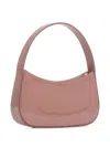 Mansur Gavriel Mini Bonbon Patent Leather Shoulder Bag In Pink