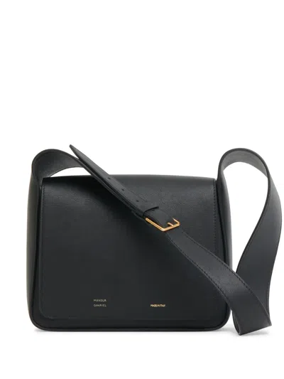 Mansur Gavriel Box Shoulder Bag In Black