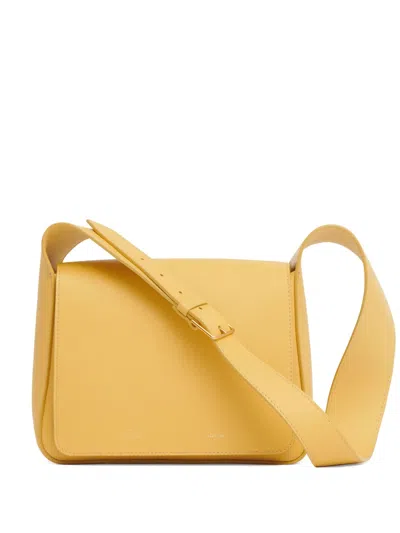 Mansur Gavriel Box Shoulder Bag In Gelb