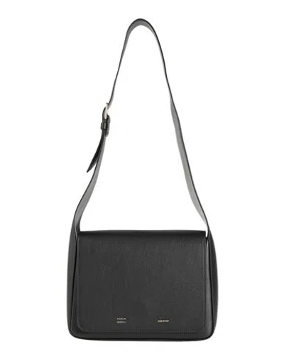 Mansur Gavriel Box Woman Shoulder Bag Black Size - Leather