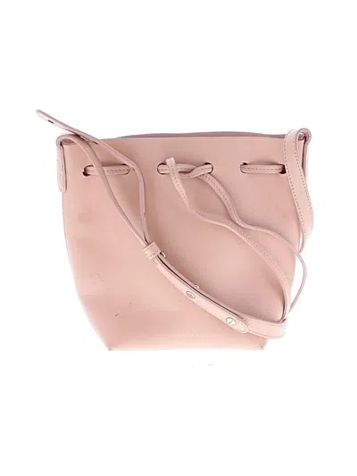 Pre-owned Mansur Gavriel Bucket Bag In Pink