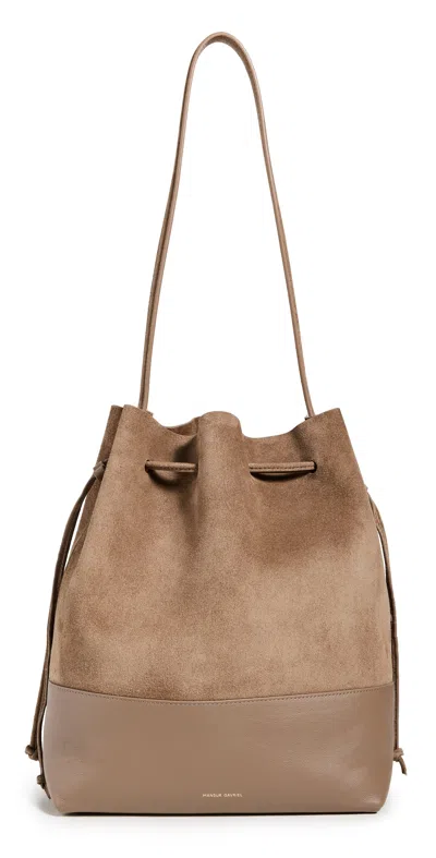 Mansur Gavriel Cabas Bucket Bag Anise In Green