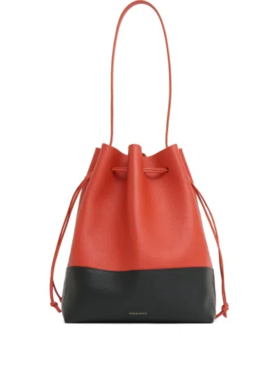 Mansur Gavriel Cabas Beuteltasche Mit Kordelzug In Red