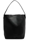 Mansur Gavriel Cabas Large Grained Leather Tote In Black