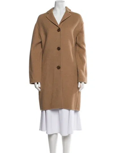 Pre-owned Mansur Gavriel Camel Hair Coat In Neutral