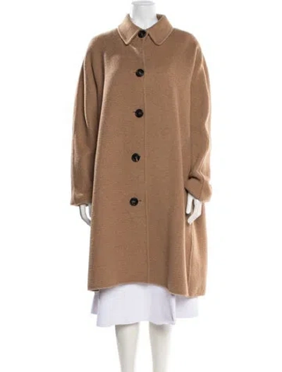 Pre-owned Mansur Gavriel Camel Hair Coat W/ Tags In Brown