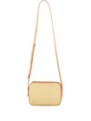 Mansur Gavriel Camera Woven Leather Bag In Neutral