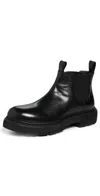 Mansur Gavriel Camilla Leather Chelsea Boots In Black