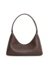 Mansur Gavriel Candy Baguette Leather Shoulder Bag In Brown