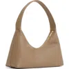 Mansur Gavriel Candy Baguette Leather Shoulder Bag In Red