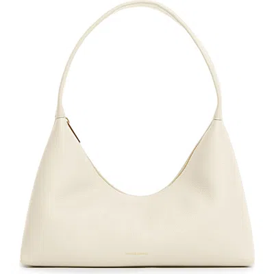 Mansur Gavriel Candy Baguette Leather Shoulder Bag In White