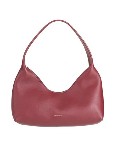 Mansur Gavriel Candy Baguette Woman Handbag Burgundy Size - Leather In Red