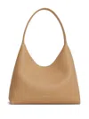 Mansur Gavriel Luxury Soft Calf Leather Crossbody Hobo Bag In Sand
