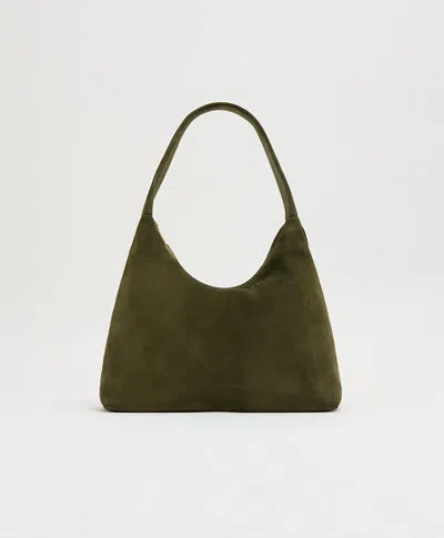 Mansur Gavriel Candy Hobo In Algae Suede