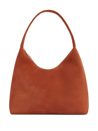 Mansur Gavriel Candy Hobo Shoulder Bag In Brown