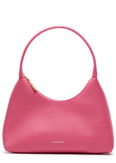 Mansur Gavriel Candy Mini Leather Top Handle Bag In Pink