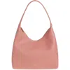 Mansur Gavriel Candy Pebbled Leather Shoulder Bag In Blush