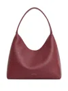 Mansur Gavriel Candy Suede Shoulder Bag In Red